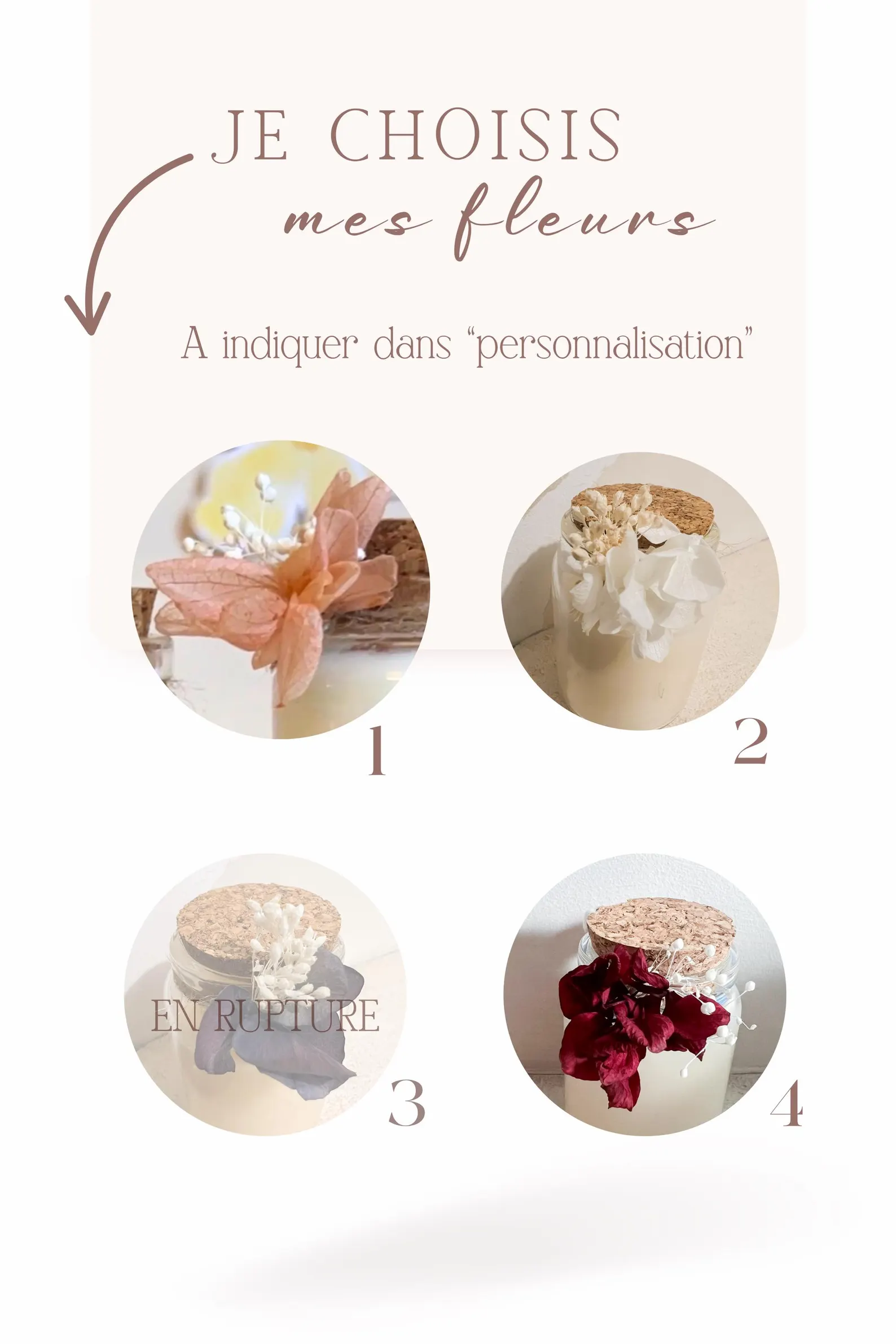Mini bougie personnalisée Merci Maîtresse ou Maître